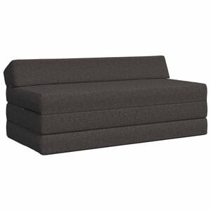vidaXL Canap&eacute;-lit pliable Gris fonc&eacute; 120 x 60 x 49 cm Tissu