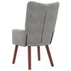 vidaXL fauteuil Gris clair 63 x 67 x 94 cm Velours