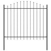 vidaXL Cl&ocirc;ture de jardin WOERDEN 7 pc 170 x 190 cm Gris