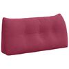 vidaXL Coussin de Dos Bordeaux 100 x 24 x 50 cm Velours