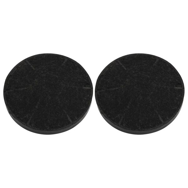 vidaXL Filtres &agrave; charbon pour hotte de cuisine 2 pcs 105x21 mm