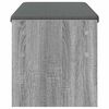 vidaXL Banc d'entr&eacute;e avec coussin Gris Sonoma 103 x 38 x 40 cm
