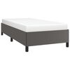 vidaXL Cadre de lit sans matelas gris 90x190 cm similicuir