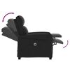 vidaXL Fauteuil inclinable &eacute;lectrique Noir Similicuir