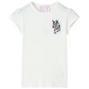 T-shirt pour enfants &eacute;cru 104