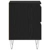 vidaXL Cabinet de chevet Ch&ecirc;ne noir 40 x 35 x 50 cm Bois d'ing&eacute;nierie