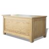 vidaXL Coffre de rangement 90 x 45 x 45 cm Bois de ch&ecirc;ne massif