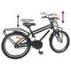 vidaXL V&eacute;lo pour Enfants 18 Pouces pour les 5-7 ans Noir