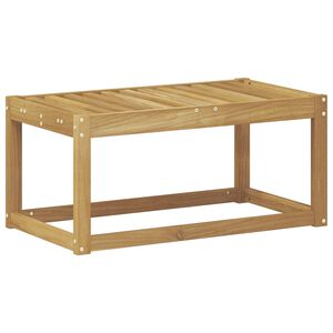 vidaXL Banc de Jardin Blanc 79 x 43 x 37 cm Bois d'Acacia Massif