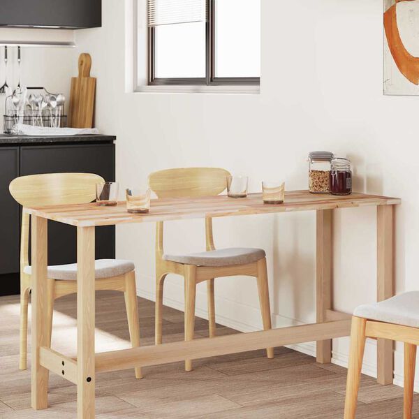 vidaXL Dessus de table rectangulaire 120x60x2 cm bois massif d'acacia