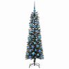 vidaXL Sapin de No&euml;l artificiel Vert 150 cm PVC, plastique et acier
