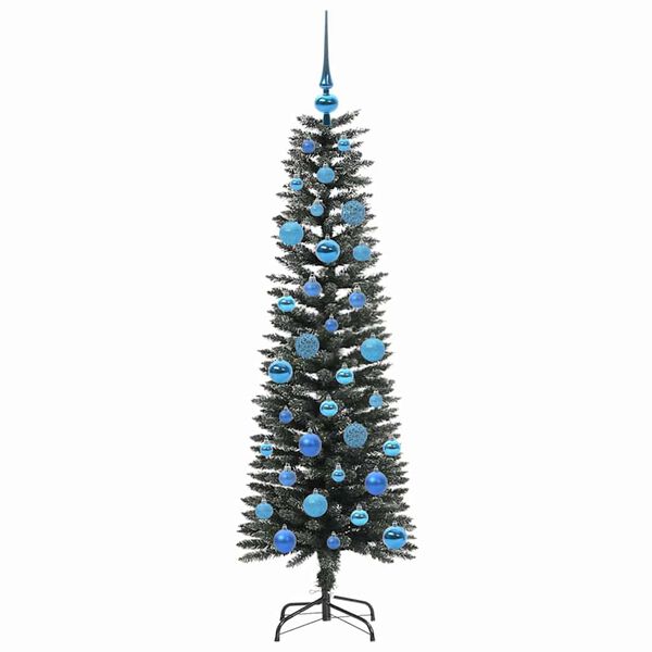 vidaXL Sapin de No&euml;l artificiel Vert 150 cm PVC, plastique et acier