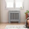 vidaXL Cache-Radiateur Gris Sonoma 78 x 19 x 81,5 cm Bois d'ing&eacute;nierie