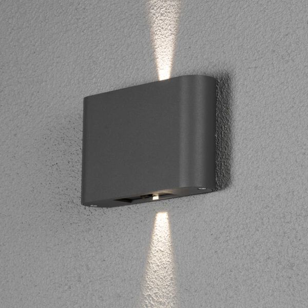 KONSTSMIDE Applique &agrave; LED Chieri 2x6W Anthracite