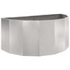 vidaXL Jardini&egrave;re Argent 120 x 60 x 50 cm Acier inoxydable