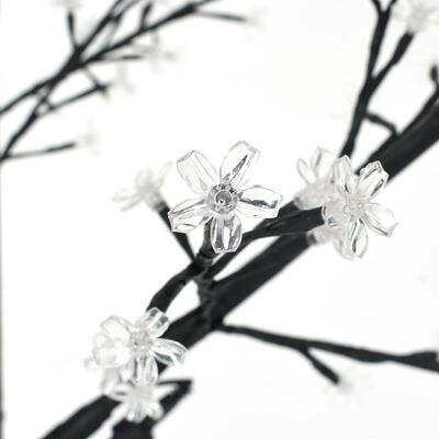 vidaXL Sapin de Noël 2000 LED blanc chaud Cerisier en fleurs 500 cm