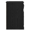 vidaXL Meuble d'appoint Ch&ecirc;ne noir 40 x 50 x 75 cm Bois d'ing&eacute;nierie