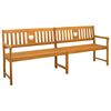 vidaXL Banc ext&eacute;rieur Naturel 220 x 55,5 x 90 cm Bois d'Acacia Massif