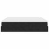 VidaXL Cadre de lit ottoman avec matelas noir 200x200cm velours