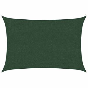 vidaXL Voile d'ombrage 160 g/m&sup2; Vert fonc&eacute; 2x2,5 m PEHD