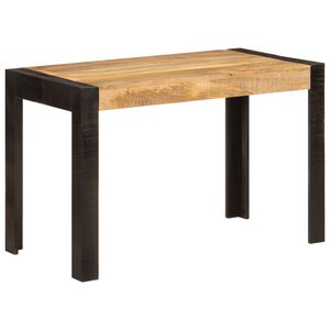 vidaXL Table &agrave; d&icirc;ner 120x60x76 cm bois de manguier massif