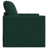 vidaXL Canap&eacute;-Lit 60cm Vert fonc&eacute; Velours