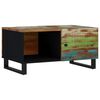 vidaXL Table basse 80x50x40 cm Bois de récupération et d'ingénierie