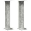 vidaXL Support de Plante Gris B&eacute;ton 25 x 25,5 x 100,5 cm