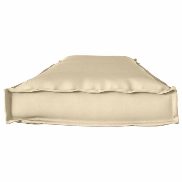 vidaXL Coussin Beige 140 x 40 x 8 cm Tissu Oxford