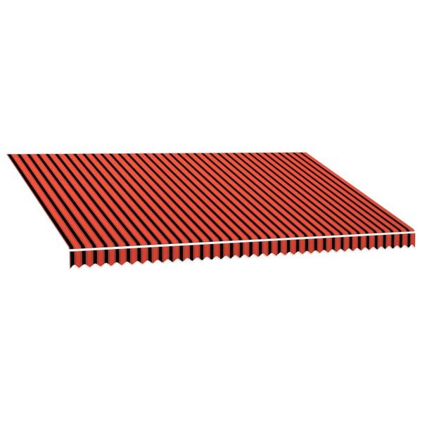 vidaXL Toile d'auvent Orange et marron 500x300 cm