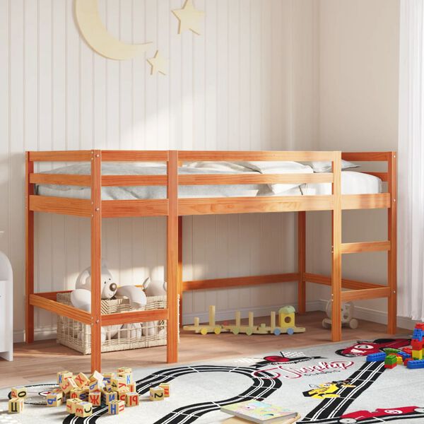 vidaXL Lit mezzanine d'enfants sans matelas avec échelle 90x200 cm