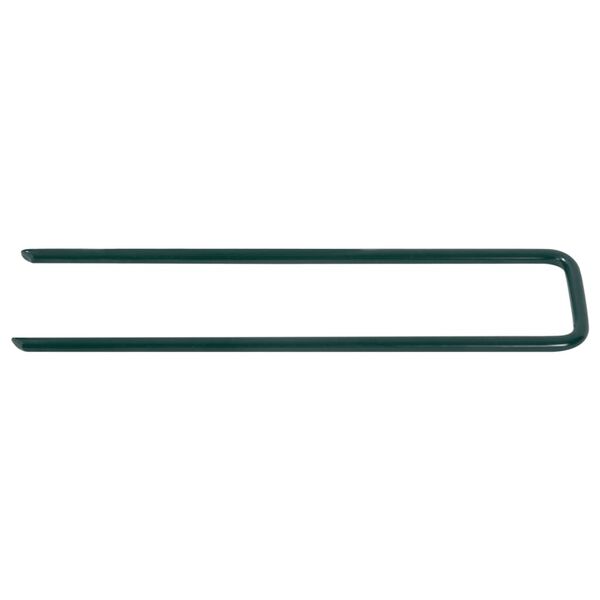 vidaXL Clous pour gazon artificiel 100 pcs Forme de U Fer