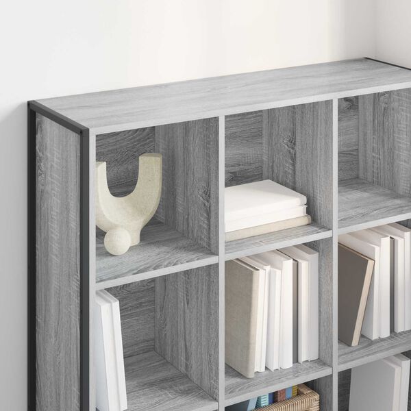 vidaXL Biblioth&egrave;que Gris Sonoma 99,5 x 30 x 108,5 cm Bois d'ing&eacute;nierie