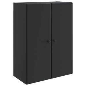 vidaXL Armoire Murale Noir 66 x 34,5 x 90 cm Bois d'ing&eacute;nierie