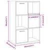 vidaXL Armoire de rangement Ch&ecirc;ne fum&eacute; 60x29,5x90 cm