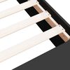 vidaXL Cadre de lit sans matelas noir 180x200 cm
