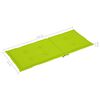 vidaXL Chaises de jardin lot de 6 avec coussins vert vif Bois de teck