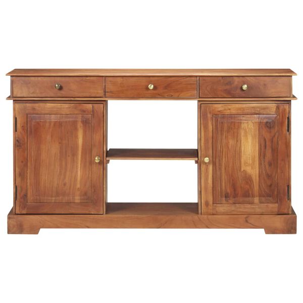 vidaXL Buffet 135x35x75 cm Bois d'acacia solide