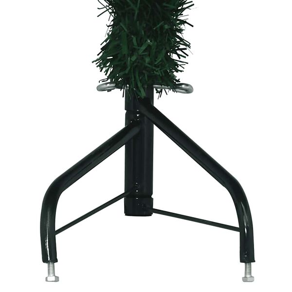 vidaXL Sapin de No&euml;l artificiel d'angle Vert 210 cm PVC