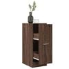 vidaXL Armoire apothicaire ch&ecirc;ne marron 30x41x77,5cm bois d'ing&eacute;nierie