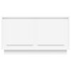 vidaXL Meuble TV blanc 80x35x45 cm bois d'ingénierie