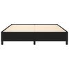vidaXL Cadre de lit sans matelas noir 160x200 cm tissu