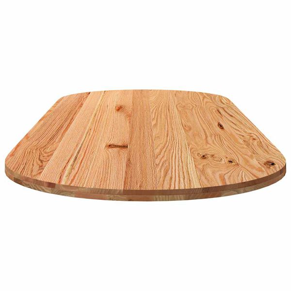 vidaXL Dessus de table 320x120x4 cm bois de ch&ecirc;ne massif ovale