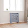 vidaXL Cache-radiateur MDF Gris 78 cm