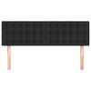 vidaXL Têtes de lit 2 pcs Noir 72x5x78/88 cm Similicuir