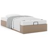 vidaXL Cadre de lit ottoman sans matelas cappuccino 100x200 cm
