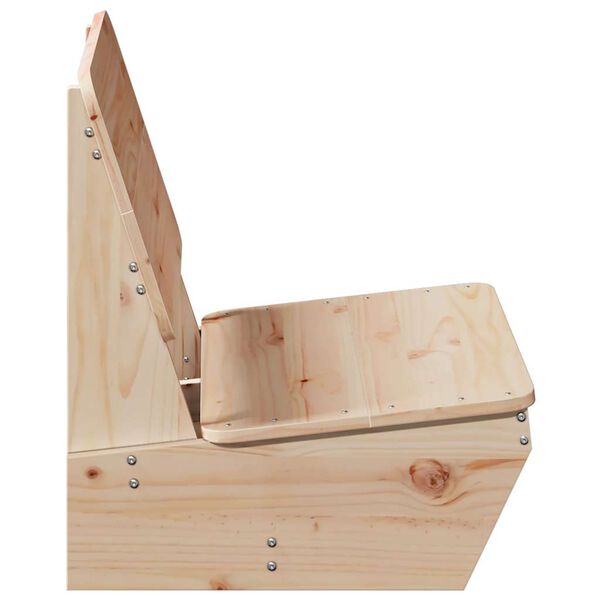 vidaXL Chaise de jardin 60x64x70,5 cm bois de pin massif