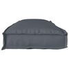 vidaXL Coussin Anthracite 110 x 40 x 8 cm Tissu Oxford