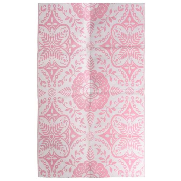 vidaXL Tapis d'ext&eacute;rieur ARAKIL rose 190x290 cm PP
