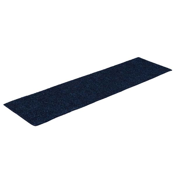 vidaXL Tapis d'escalier autocollants 30 pi&egrave;ces 76 x 20 cm Bleu marine Rectangulaire